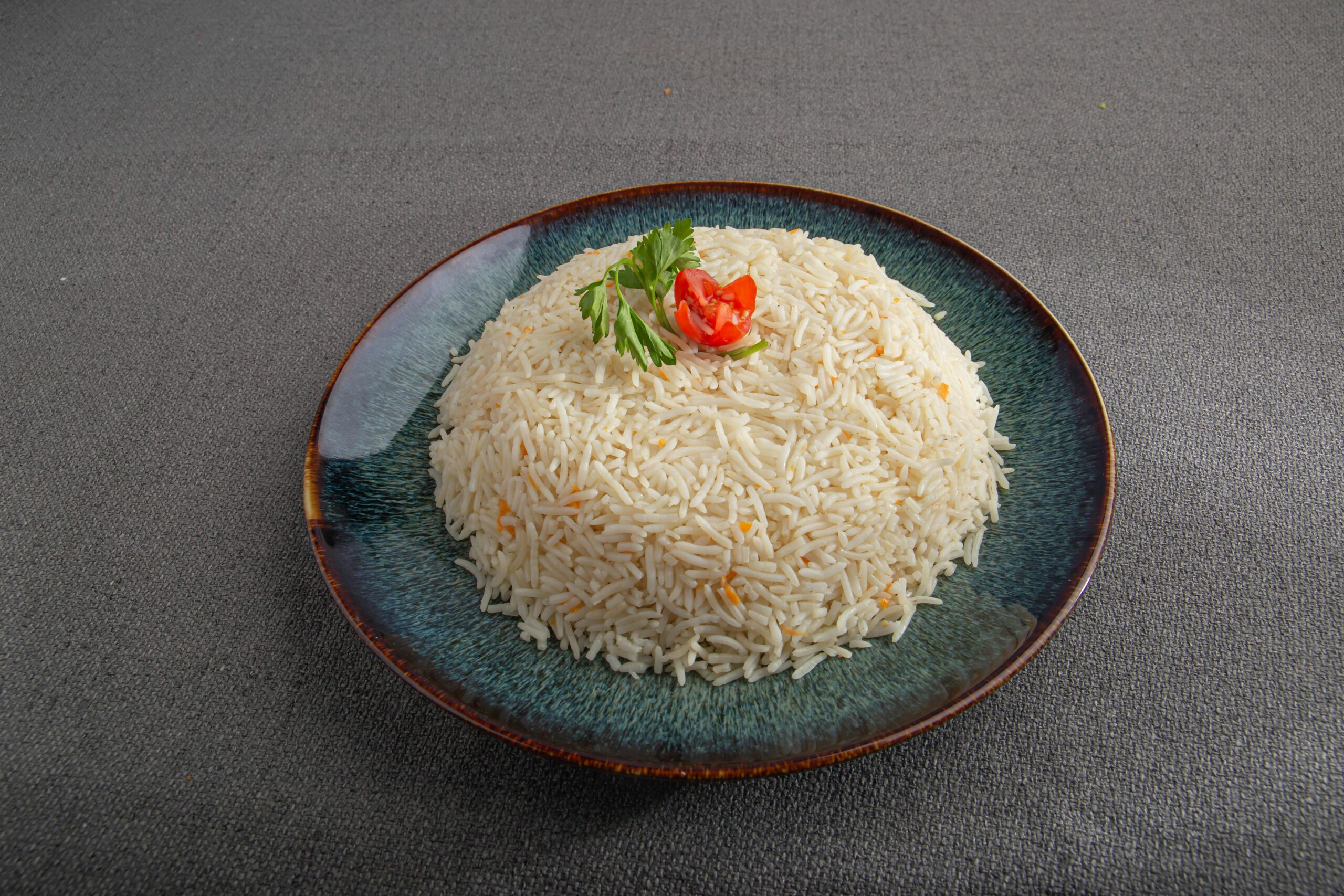 rice on plate