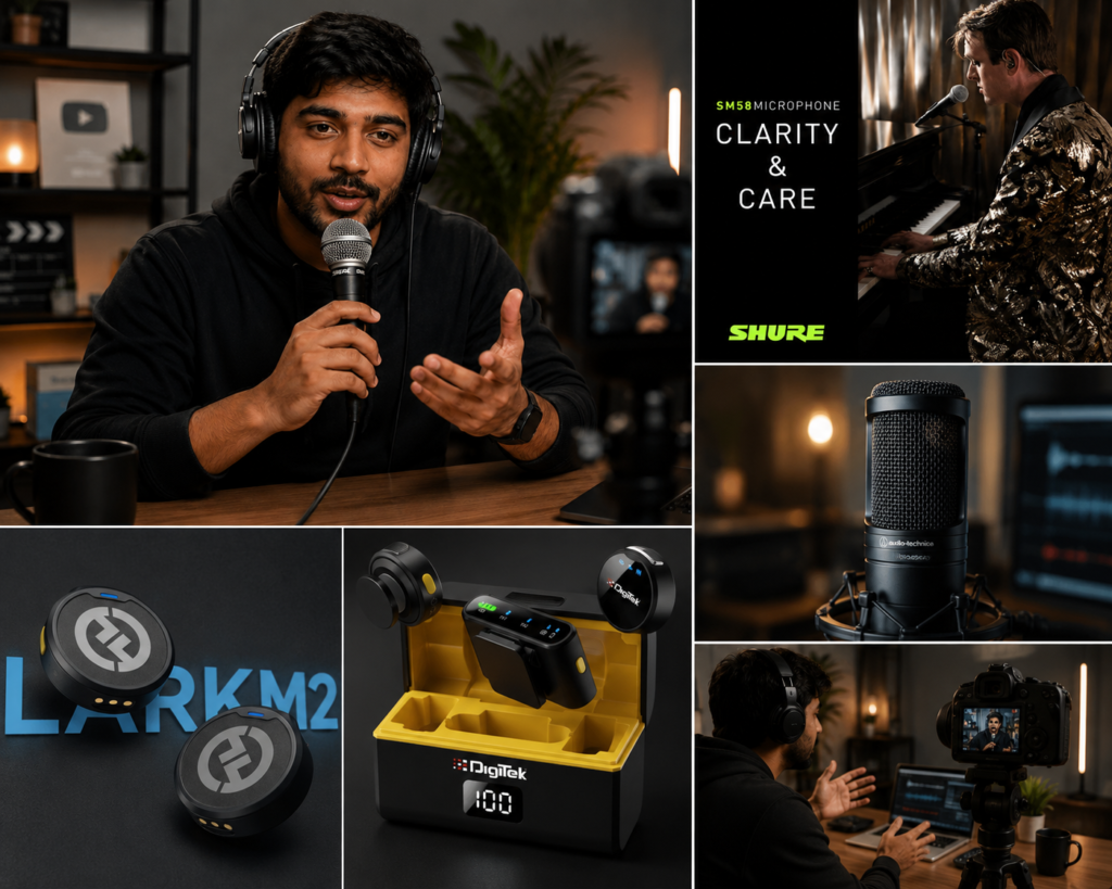 Best Selling Microphone in india - All Mics Collage